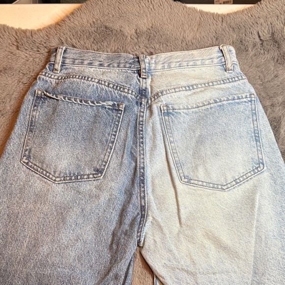 PacSun Two-Tone Blue Dad Jeans - Picture 4 of 6